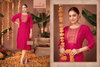 Bina By Aanchi Roman Silk Straight Embroidered Kurti Best Wholesale Shop In Surat